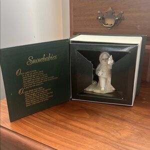 Department 56 Snowbabies Figurine in White and Black Box